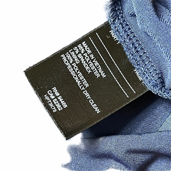 Laundry by Shelli Segal Blue Mini Dress Size XLP - Picture 5 of 9